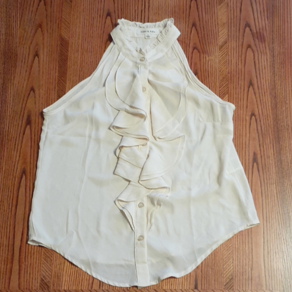 Womens dress shirt | button up | sleeveless
